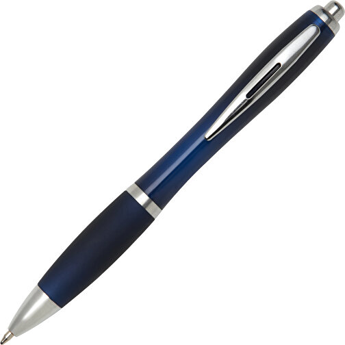 Nash Kugelschreiber Mit Farbigem Schaft Und Griff , indigoblau, ABS Kunststoff, 14,00cm (Länge), Bild 1