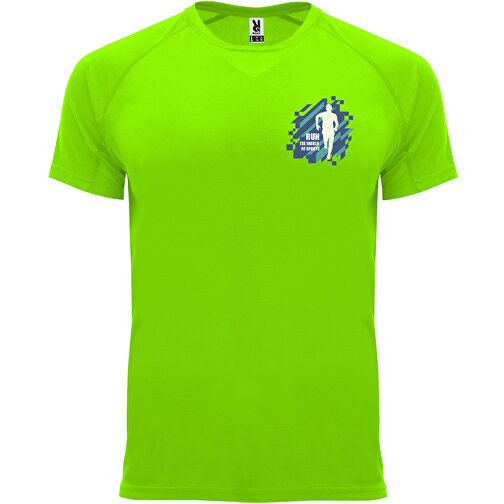 Bahrain Sport T-Shirt Für Herren , fluor green, Interlock Strick 100% Polyester, 135 g/m2, XL, , Bild 2