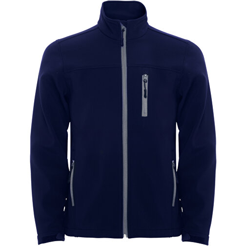 Antartida Softshelljacke Für Herren , navy blue, Woven 92% Polyester, 8% Elastan, 300 g/m2, Bonding, Microfleece 100% Polyester, L, , Bild 1