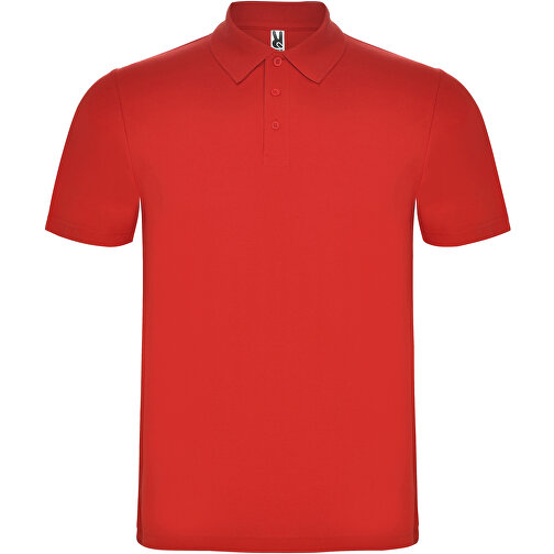 Austral Poloshirt Unisex , rot, Piqué Strick 100% Baumwolle, 180 g/m2, L, , Bild 1