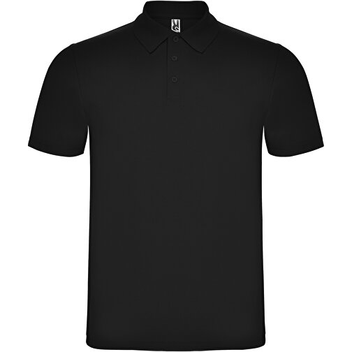 Austral Poloshirt Unisex , schwarz, Piqué Strick 100% Baumwolle, 180 g/m2, S, , Bild 1