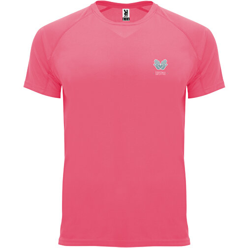 Bahrain Sport T-Shirt Für Kinder , fluor lady pink, Interlock Strick 100% Polyester, 135 g/m2, 8, , Bild 2