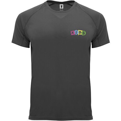 Bahrain Sport T-Shirt Für Kinder , dark lead, Interlock Strick 100% Polyester, 135 g/m2, 4, , Bild 2