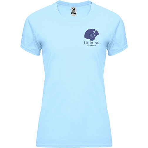 Bahrain Sport T-Shirt Für Damen , himmelblau, Interlock Strick 100% Polyester, 135 g/m2, 2XL, , Bild 2