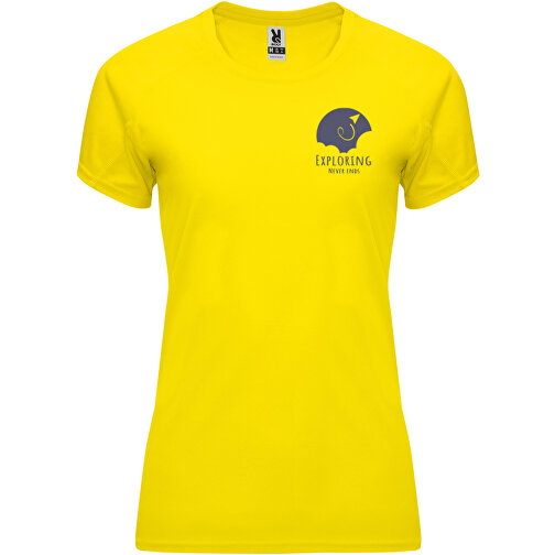 Bahrain Sport T-Shirt Für Damen , gelb, Interlock Strick 100% Polyester, 135 g/m2, XL, , Bild 2