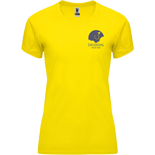 T-shirt sportiva a maniche corte da donna Bahrain, Immagine 2