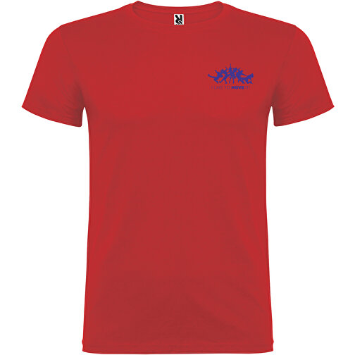 Beagle T-Shirt Für Herren , rot, Single jersey Strick 100% Baumwolle, 155 g/m2, XS, , Bild 2