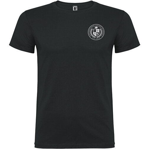 Beagle T-Shirt Für Herren , dark lead, Single jersey Strick 100% Baumwolle, 155 g/m2, L, , Bild 2