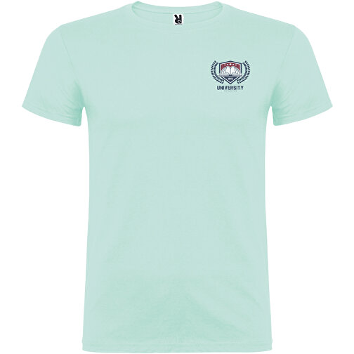 Beagle T-Shirt Für Herren , mintgrün, Single jersey Strick 100% Baumwolle, 155 g/m2, S, , Bild 2