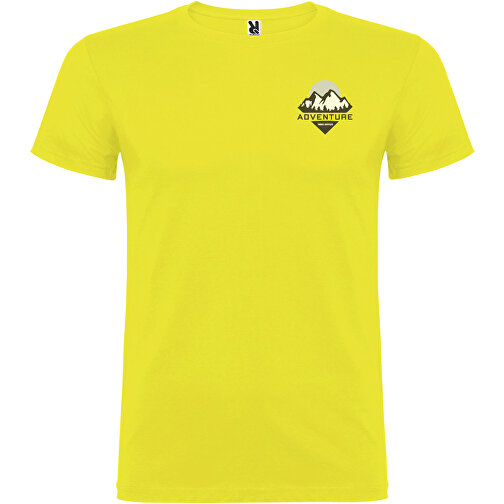 Beagle T-Shirt Für Herren , gelb, Single jersey Strick 100% Baumwolle, 155 g/m2, S, , Bild 2