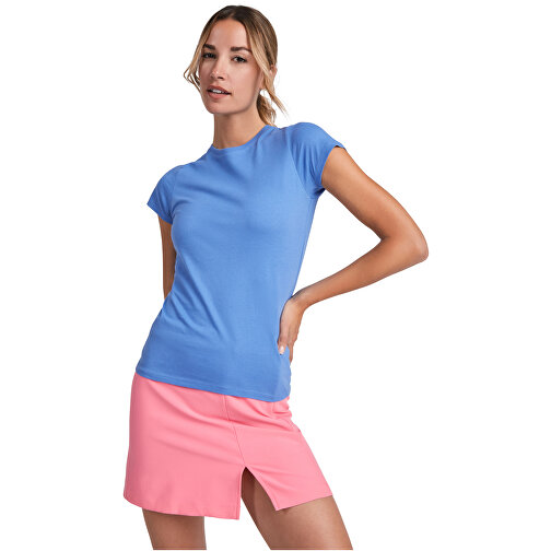 Capri T-Shirt Für Damen , navy blue, Single jersey Strick 100% Baumwolle, 170 g/m2, L, , Bild 4