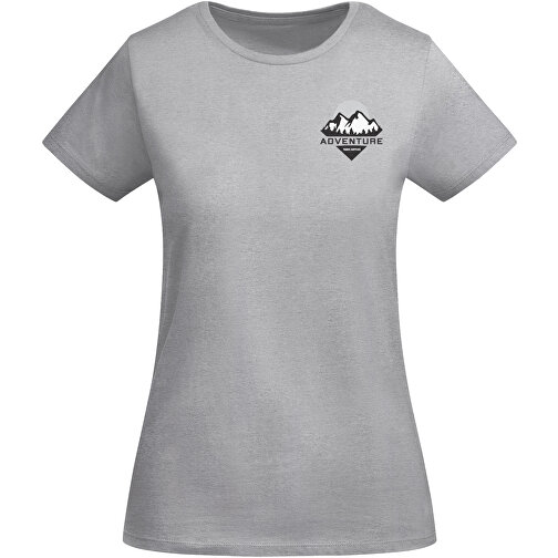 Breda T-Shirt Für Damen , marl grey, Single jersey Strick 85% Bio Baumwolle, 15% Viskose, 175 g/m2, XL, , Bild 2