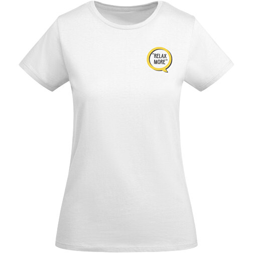 Breda T-Shirt Für Damen , weiss, Single jersey Strick 100% Bio Baumwolle, 175 g/m2, M, , Bild 2