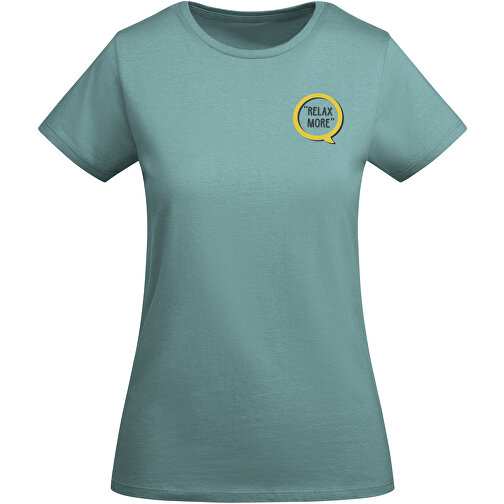 Breda T-Shirt Für Damen , dusty blue, Single jersey Strick 100% Bio Baumwolle, 175 g/m2, L, , Bild 2