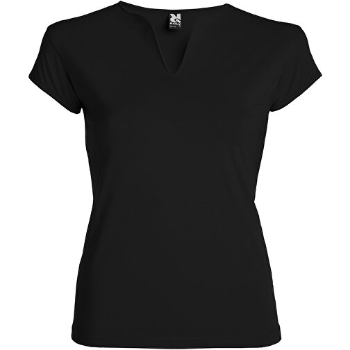Belice T-Shirt Für Damen , schwarz, Single jersey Strick 94% Baumwolle, 6% Elastan, 200 g/m2, L, , Bild 1