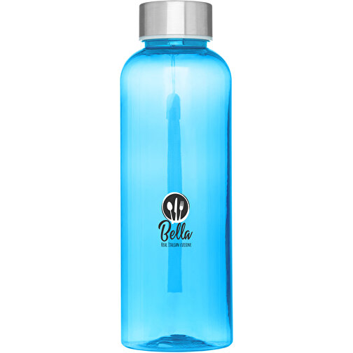 Bodhi 500 Ml Sportflasche Aus RPET , transparent hellblau, Recycelter PET Kunststoff, Recycled stainless steel, 6,50cm x 20,00cm x 6,50cm (Länge x Höhe x Breite), Bild 2