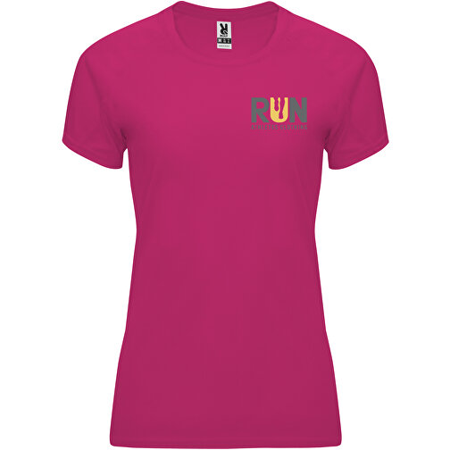 T-shirt sportiva a maniche corte da donna Bahrain, Immagine 2