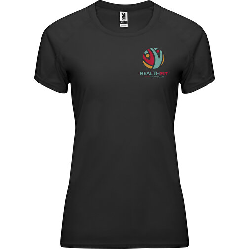Bahrain Sport T-Shirt Für Damen , schwarz, Interlock Strick 100% Polyester, 135 g/m2, 2XL, , Bild 2