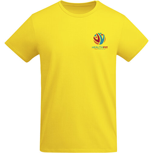 Breda T-Shirt Für Herren , gelb, Single jersey Strick 100% Bio Baumwolle, 175 g/m2, XL, , Bild 2