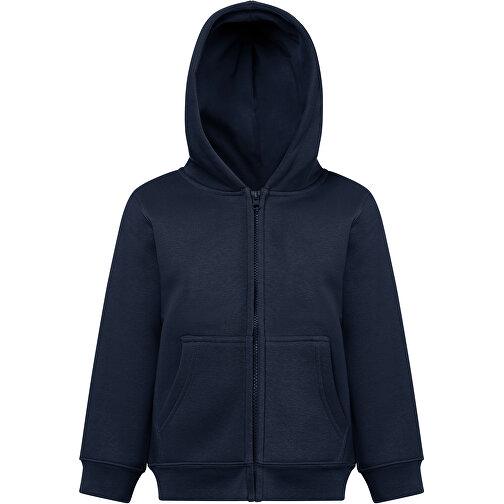 THC AMSTERDAM KIDS. Kinderjacken , dunkelblau, Amerikanisches Fleece, recyceltes Polyester, 4, , Bild 4