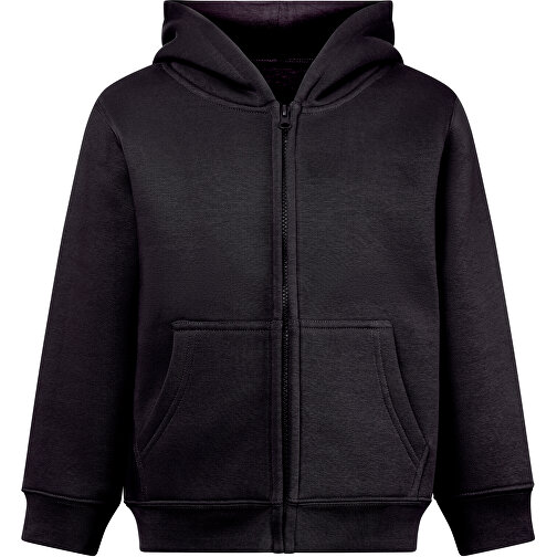 THC AMSTERDAM KIDS. Kinderjacken , schwarz, Amerikanisches Fleece, recyceltes Polyester, 6, , Bild 1