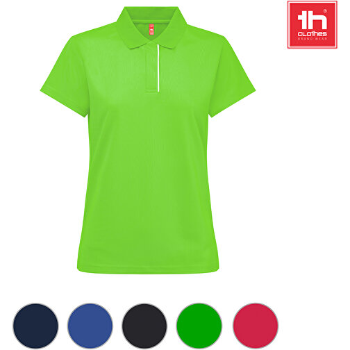 THC DYNAMIC WOMEN. Technisches Poloshirt Für Damen , limette, Recycletes Polyester, XS, , Bild 4