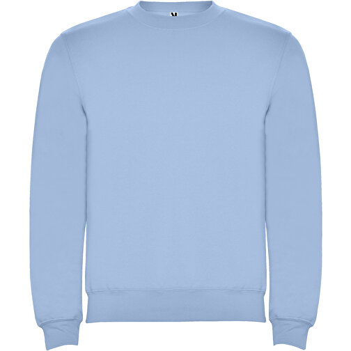 Clasica Sweatshirt Mit Rundhalsausschnitt Unisex , himmelblau, Strick 50% Baumwolle, 50% Polyester, 280 g/m2, L, , Bild 1