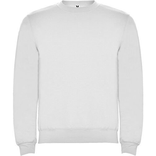 Clasica Sweatshirt Mit Rundhalsausschnitt Unisex , weiss, Strick 50% Baumwolle, 50% Polyester, 280 g/m2, S, , Bild 1