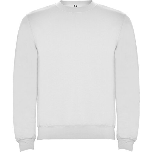 Clasica Sweatshirt Mit Rundhalsausschnitt Unisex , weiß, Strick 50% Baumwolle, 50% Polyester, 280 g/m2, S, , Bild 1