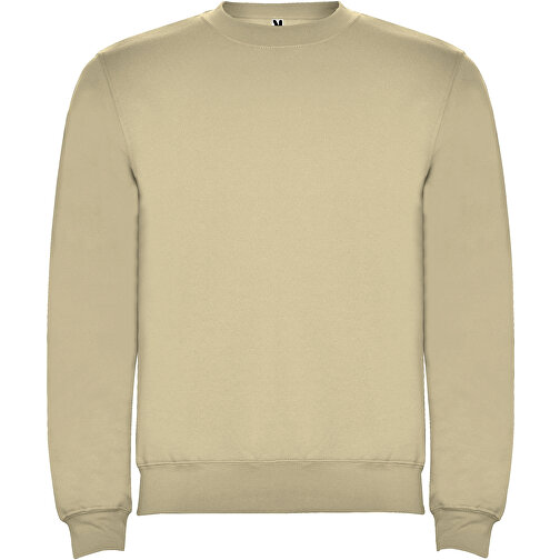 Clasica Sweatshirt Mit Rundhalsausschnitt Unisex , sand meliert, Strick 50% Baumwolle, 50% Polyester, 280 g/m2, XL, , Bild 1