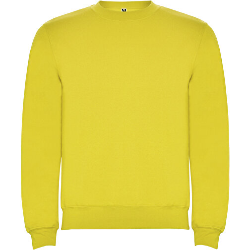 Clasica Sweatshirt Mit Rundhalsausschnitt Unisex , gelb, Strick 50% Baumwolle, 50% Polyester, 280 g/m2, S, , Bild 1