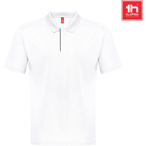 THC DYNAMIC WH. Technisches Poloshirt Für Herren , weiss, Recycletes Polyester, XL, , Bild 4