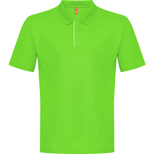 THC DYNAMIC. Technisches Poloshirt Für Herren , limette, Recycletes Polyester, XXL, , Bild 1