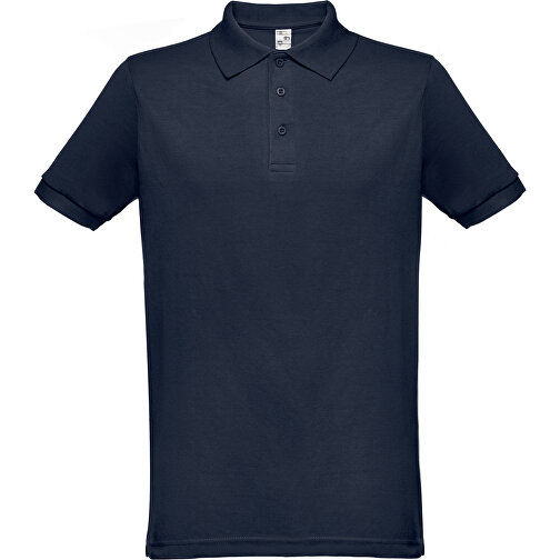 THC BERLIN. Kurzarm-Poloshirt Für Herren , blau, Baumwolle und Polyester, XXL, 77,50cm x 61,00cm (Länge x Breite), Bild 1