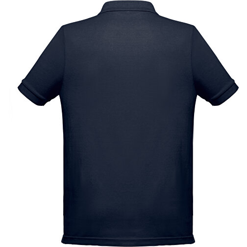THC BERLIN. Kurzarm-Poloshirt Für Herren , blau, Baumwolle und Polyester, S, 70,00cm x 46,00cm (Länge x Breite), Bild 2