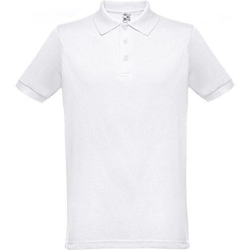 THC BERLIN WH. Kurzärmeliges Herren-Poloshirt. Farbe Weiss , weiss, Baumwolle und Polyester, XS, , Bild 1