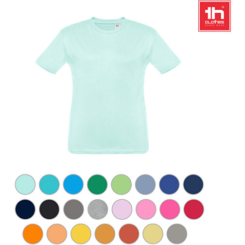 THC QUITO. Unisex Kinder T-shirt , digital gelb, 100% Baumwolle, 8, 51,00cm x 40,00cm (Länge x Breite), Bild 4