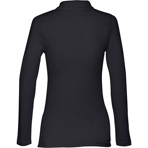 THC BERN WOMEN. Damen Langarm-Poloshirt , nachtblau, 100% Baumwolle, XXL, 70,00cm x 52,00cm (Länge x Breite), Bild 2