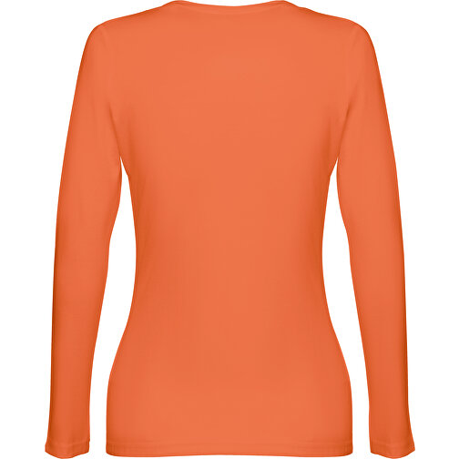 THC BUCHAREST WOMEN. Langärmeliges Tailliertes T-Shirt Für Frauen Aus Baumwolle , terrakotta, 100% Baumwolle, L, 65,00cm x 46,00cm (Länge x Breite), Bild 2