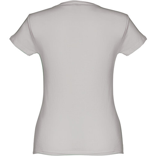 THC SOFIA. Tailliertes Damen-T-Shirt , hellgrau, 100% Baumwolle, S, 60,00cm x 41,00cm (Länge x Breite), Bild 2