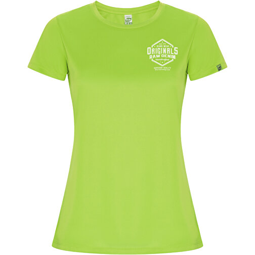 Imola Sport T-Shirt Für Damen , fluor green, Interlock Strick 50% Recyceltes Polyester, 50% Polyester, 135 g/m2, L, , Bild 2