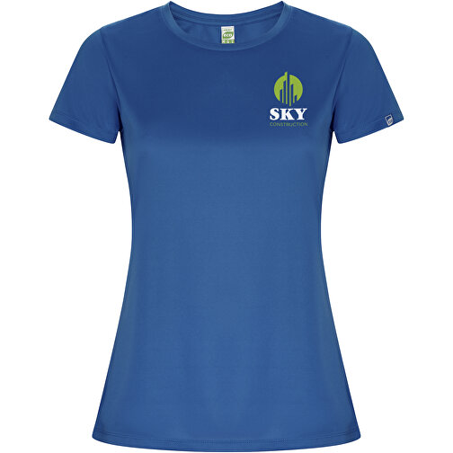 Imola Sport T-Shirt Für Damen , royal, Interlock Strick 50% Recyceltes Polyester, 50% Polyester, 135 g/m2, XL, , Bild 2