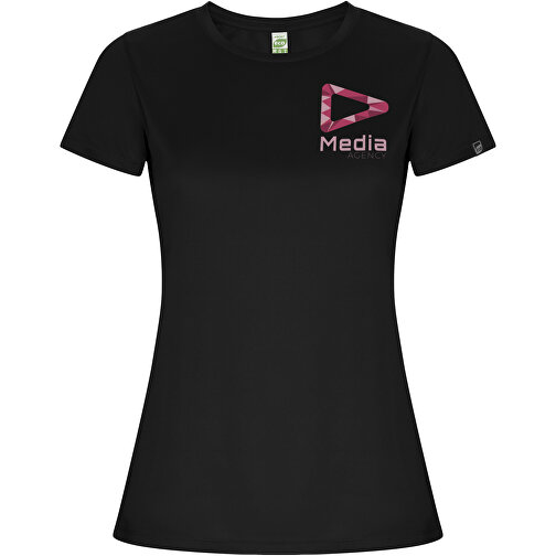 Imola Sport T-Shirt Für Damen , schwarz, Interlock Strick 50% Recyceltes Polyester, 50% Polyester, 135 g/m2, 2XL, , Bild 2