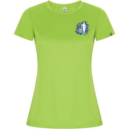 Imola Sport T-Shirt Für Damen , lime / green lime, Interlock Strick 50% Recyceltes Polyester, 50% Polyester, 135 g/m2, L, , Bild 2