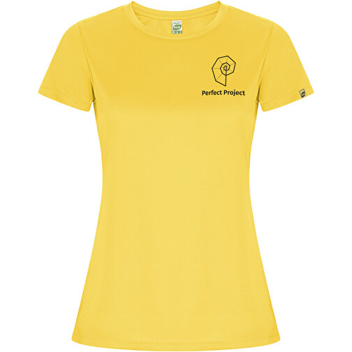 Imola Sport T-Shirt Für Damen , gelb, Interlock Strick 50% Recyceltes Polyester, 50% Polyester, 135 g/m2, 2XL, , Bild 2