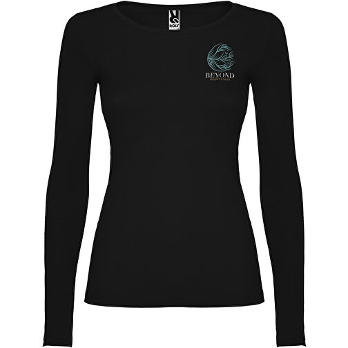 Extreme Langarmshirt Für Damen , schwarz, Single jersey Strick 100% Baumwolle, 160 g/m2, 3XL, , Bild 2