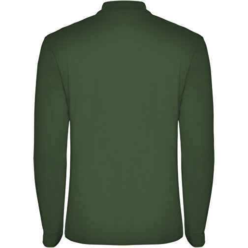 Estrella Langarm Poloshirt Für Herren , dunkelgrün, Piqué Strick 100% Baumwolle, 220 g/m2, 3XL, , Bild 3