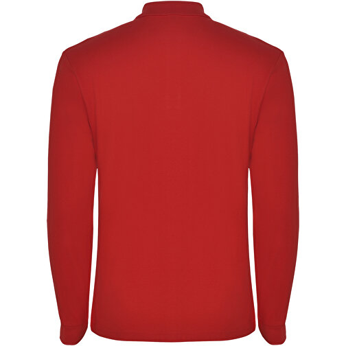 Estrella Langarm Poloshirt Für Herren , rot, Piqué Strick 100% Baumwolle, 220 g/m2, L, , Bild 3