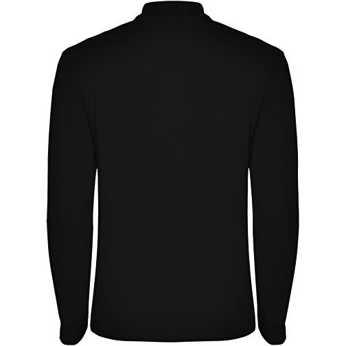 Estrella Langarm Poloshirt Für Herren , schwarz, Piqué Strick 100% Baumwolle, 220 g/m2, M, , Bild 3