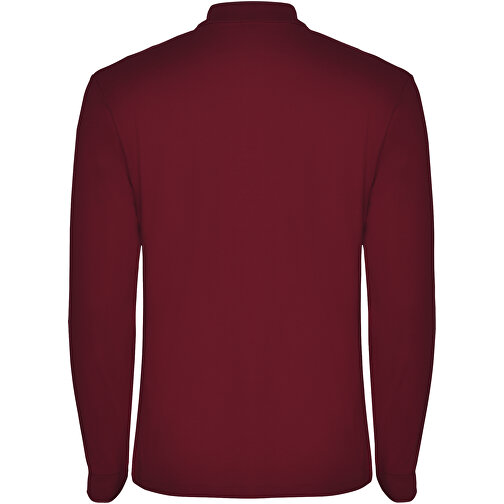 Estrella Langarm Poloshirt Für Herren , garnet, Piqué Strick 100% Baumwolle, 220 g/m2, 2XL, , Bild 3